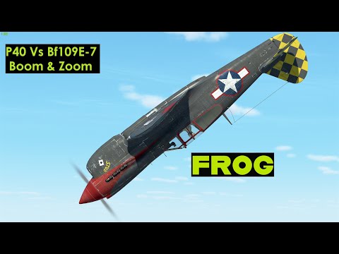 P40 Boom n Zoom Vs. Bf109E-7 (IL-2 Sturmovik: Battle of Stalingrad)