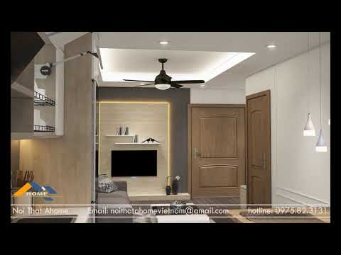 THIẾT KẾ 3D CĂN HỘ 76.5M2 DỰ ÁN HÒA PHÁT - NGUYỄN ĐỨC CẢNH.