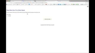 Pearson Login Page