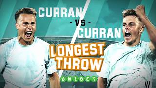 Tom Curran vs. Sam Curran: The LONG THROW Challenge!