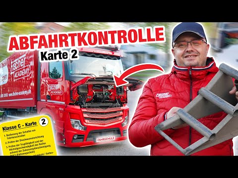 Abfahrtskontrolle LKW Karte 2 (Klasse C / CE) | Fischer Academy - Die Fahrschule