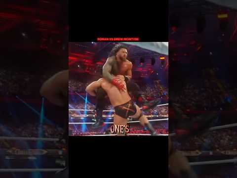 Roman Reigns vs Drew McIntyre Coldness match edit 🥶 #shorts
