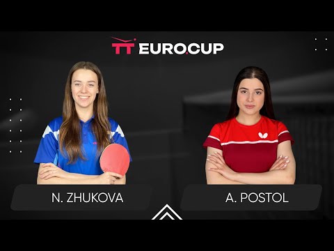 19:15 Nadiia Zhukova - Anastasiia Postol 24.09.2024 TT Euro.Cup Women Ukraine Master. TABLE 4