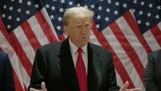 President Donald J. Trump at 40 Wall Street: 'This is all about election interference.'