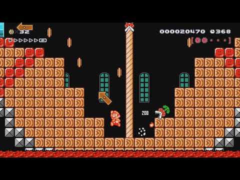 [Zelda BotW] Vah Rudania Dungeon by Ryden R - Super Mario Maker 2 - No Commentary 1by