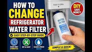 How to Change Your Refrigerator Water Filter | Easy Step-by-Step DIY Guide