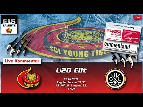 MS 21/22 - U20 Elit - Regular Season - SCL Young Tigers vs HC Lugano