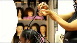 NO HEAT STRETCHING OUT NATURAL HAIR WITH AFRICAN THREADING - GROW & PREVENT HAIR SHRINKAGE