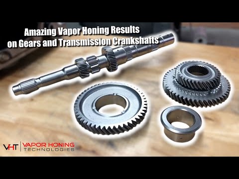 AMAZING VAPOR HONING RESULTS on Gears and Transmission Crankshafts - Vapor Honing Technologies
