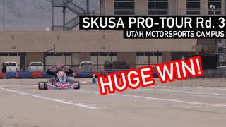 (HUGE WIN!!) X30 Sr. SKUSA Pro-Tour Rd. 3 Utah Motorsports Campus