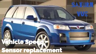 VSS Vehicle speed sensor Saturn Vue 3.5 removal and replacement