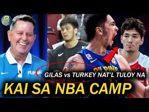 KAI SOTTO patungo sa NBA Camp ayon kay Tim Cone | GILAS vs TURKEY Tuloy na Tune-Up