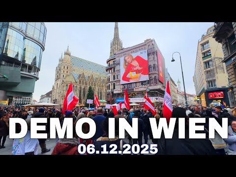 Demonstration in Vienna, December 6, 2025