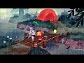 a rainy town   animal crossing ost + thunderstorm ambience