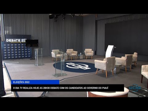 O Dia TV realiza hoje às 20h30, Debate com os candidatos ao Governo do Piauí 17 08 2022