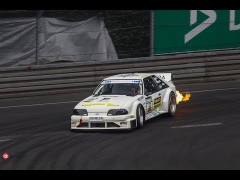 1992 Ford Mustang DTM - Pure V8 Sound of a DTM legend racing at Norisring