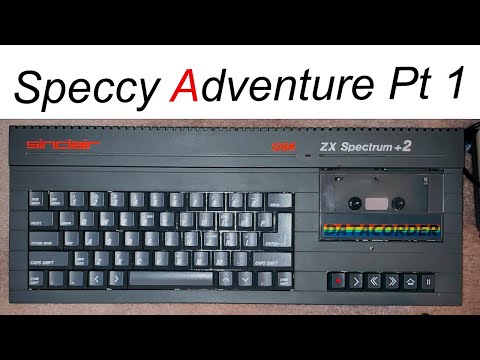 My Sinclair ZX Spectrum +2 adventure. Part 1.