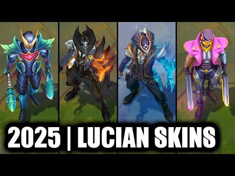 ALL LUCIAN SKINS SPOTLIGHT 2025 | League of Legends