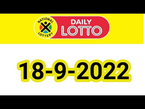 Daily lotto SA || 18-9-2022 || South Africa daily lotto,