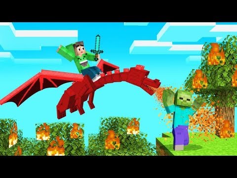 Jelly - FLYING On DRAGONS IN MINECRAFT! (Epic)