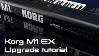 Video thumbnail for Korg M1 EX 4MB upgrade board installation and T-series factory preset load by 2kB of Fun