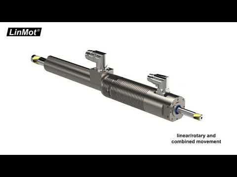 The composition of a PR01 series linear rotary motor