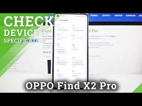 How to Get Access to Specification in OPPO Find X2 Pro – Find Device Specs