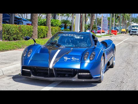 Pagani Huayra and Huayra BC Roadster Take Over the Streets: HYPERCAR TRANSFORMERS Invasion in Miami