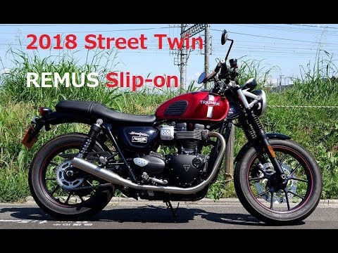 2018 Street Twin REMUS Slip on