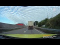 Spookrijdende vrachtwagen op de A15. Video: Weginspecteur Michael