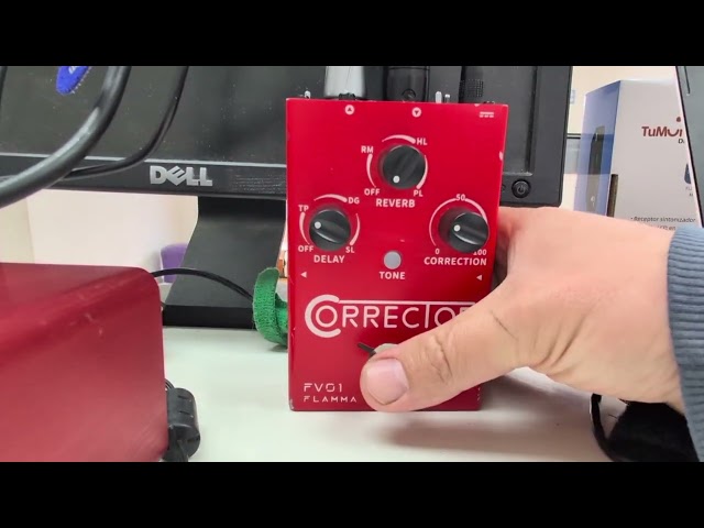 Vídeo relacionado con FLAMMA - Procesador de efectos vocales FV01, pedal de corrección de tono, stompbox de voz, amplificador de micrófono para cantantes, streaming, grabación con delay, reverberación y guitarra acústica
