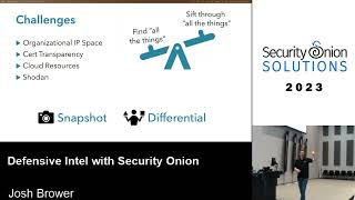 Defensive Intel with Security Onion