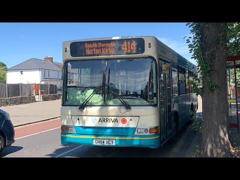 *Squealing* Bus Journey on 414 - (1608) GN04UCY | Arriva Kent Dennis Dart MPD Plaxton Pointer (8.8m)