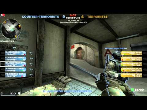 THOR Open 2012 - NiP vs. Lemondogs de_dust2_se