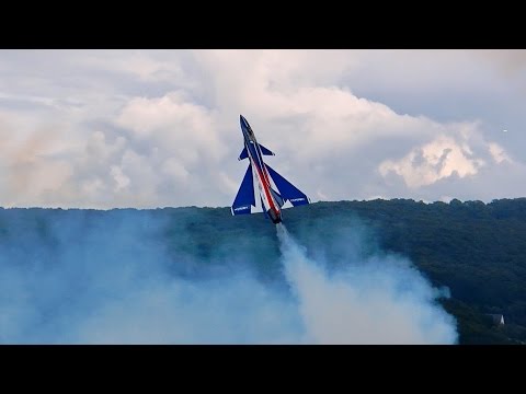 CHENGDU J-10 3D RC THRUST VECTOR CONTROL FIGHTER TURBINE MODEL JET FLIGHT SHOW / Jetpower Messe 2015
