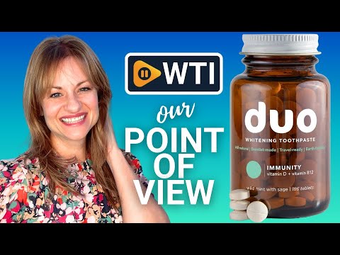 Duo Immunity Toothpaste Tablets | Vitamin D3 + B12 w/Nano-Hydroxyapatite (nHa) - Whitening - WTI product video review