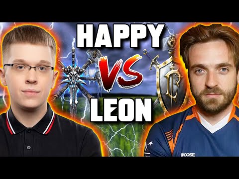 Can Leon do the IMPOSSIBLE? Happy vs Leon CAST - WC3 - Grubby