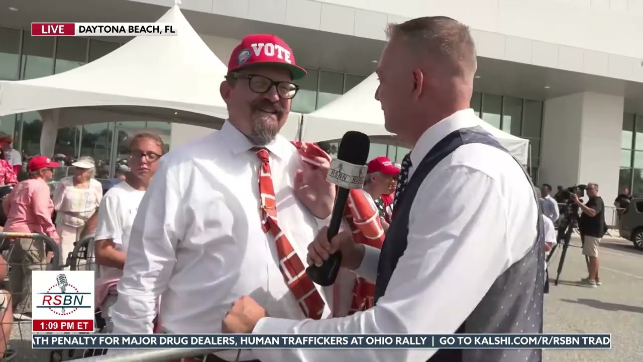 "They Can Talk All They Want; We Come Out & Vote" American Patriot at Daytona Beach Rally - 10/30/26