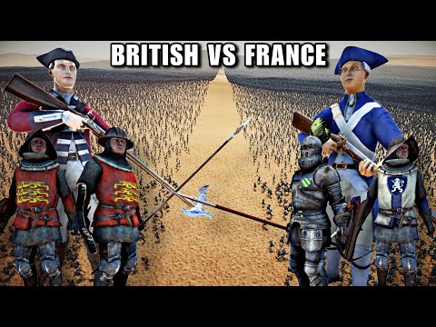 1 MILLION FRENCH ARMY VS BRITISH ARMY | Ultimate Epic Battle Simulator 2 | UEBS 2
