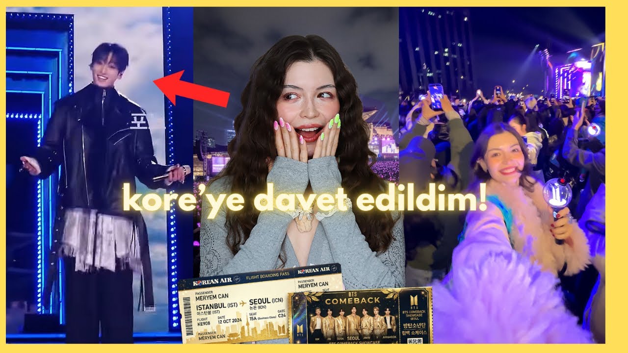 KORE’DE BTS KONSERİNE DAVET EDİLDİM!🤭
