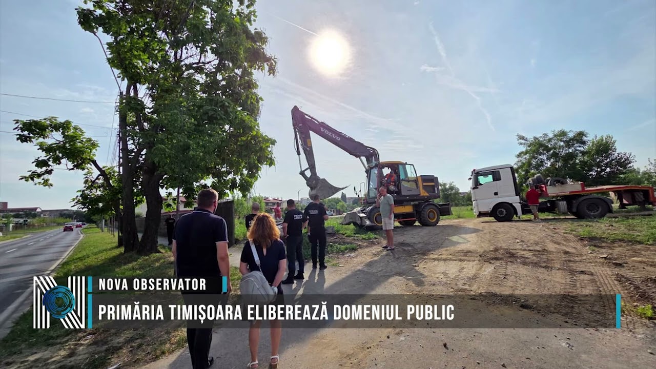 Primăria Timișoara eliberează domeniul public