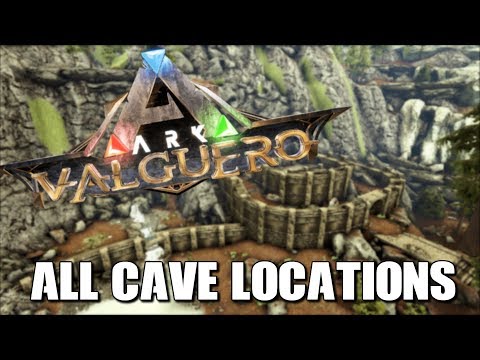 ARK VALGUERO ALL CAVE LOCATIONS | INCLUDING WATER CAVE AND ABERRATION AREA | Ark: Survival Evolved