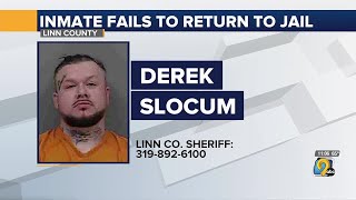 Linn County inmate fails to return to correctional center as ordered