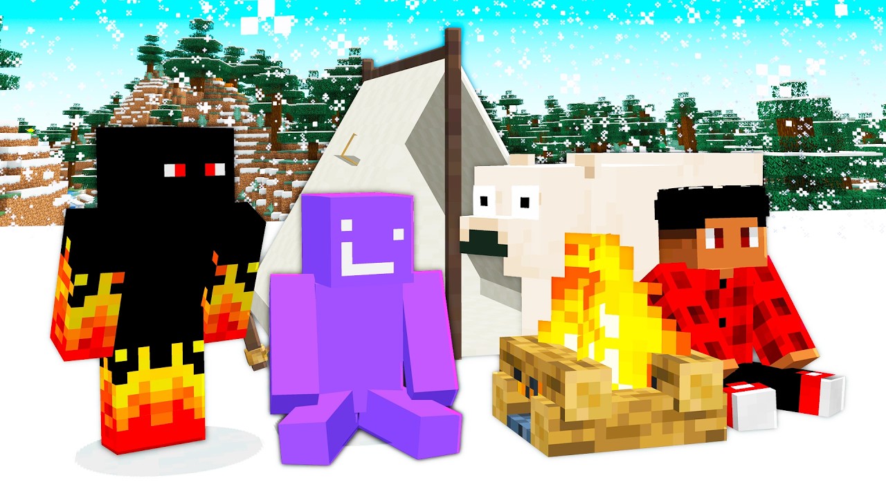 SOBREVIVENDO EM UM ACAMPAMENTO NA NEVE