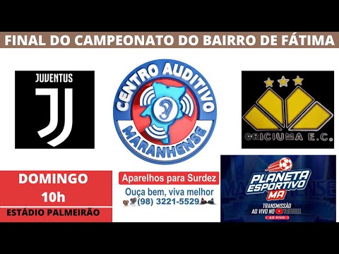 AO VIVO JUVENTUS X CRICIÚMA | Final do Campeonato do Bairro de Fátima - 19/12/21
