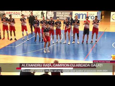 Sport   Alexandru Rață, campion cu Arcada Galați