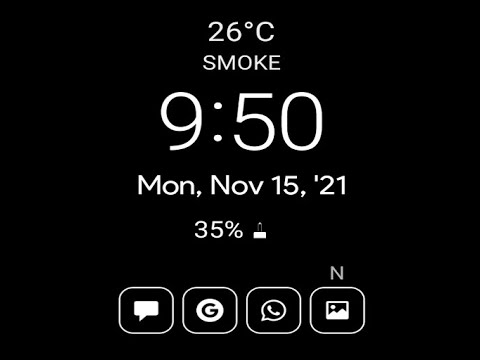 AOD plus AMOLED Notifications