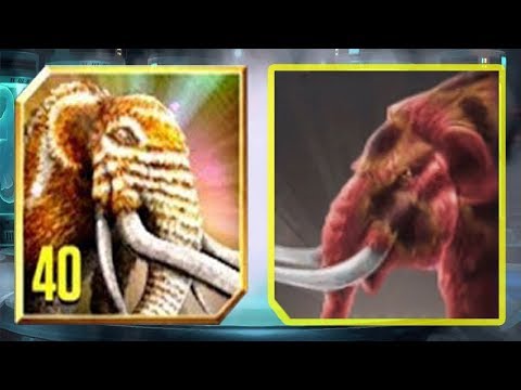 MASTODON - Jurassic World The Game Vs Jurassic Park Builder