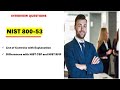 WHAT IS NIST | LIST OF CONTROLS | DIFFERENCE BETWEEN NIST CSF , NIST R ..