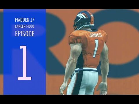 Madden 17 Career Mode - Ep. 1 - Division Playoffs - Broncos Vs Raiders - Lets Play